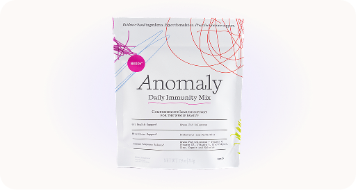 A pouch of Anomaly Daily Immunity Mix.